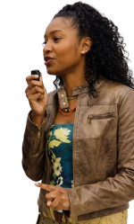 Carlacia Grant Outer Banks Cleo Brown Jacket - Image 2